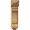 Ekena Millwork Olympic Arts and Crafts Smooth Bracket w/ Offset Brace, Western Red Cedar, 7 1/2"W x 22"D x 30"H BKT0806X22X30OLY03SWR - alternate 2